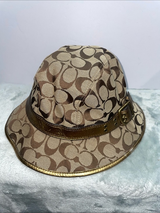 Coach Accessories - Coach Signature Jacquard Woman’s Bucket Hat